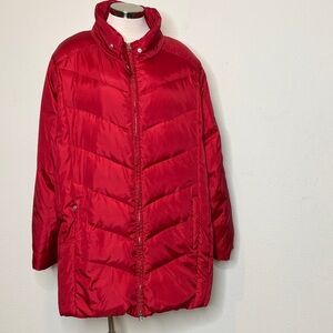 Weather Solutions size 3X Vibrant Red Women's Puffer Jacket